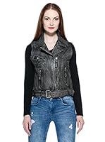 Montesquieu Chaleco Jenna (Stone Wash) (Negro)