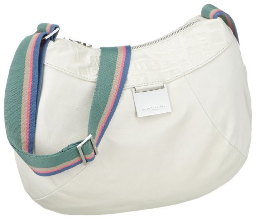 Nannini H0S Embossing Color 94841, Damen Umh&auml;ngetasche, elfenbein, (camelia), 38x25x4