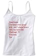 DEAR SANTA - BigBoyMusic BabyDolls - White Women's / Girls Camisole (Girlie / Babydoll)