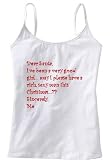 DEAR SANTA - BigBoyMusic BabyDolls - White Women's / Girls Camisole (Girlie / Babydoll)