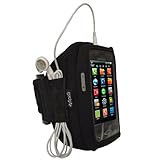 iGadgitz Black Water Resistant Neoprene Sports Gym Jogging Armband for Sams ....