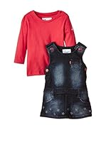 Levi's kids Conjunto Fleecy (Azul Oscuro / Rojo)