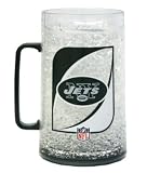 Caseys Distributing 9413101325 New York Jets Crystal Freezer Mug- Monster Size