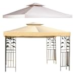 10 X 10 Replacement Gazebo Canopy Beige Top $47.50