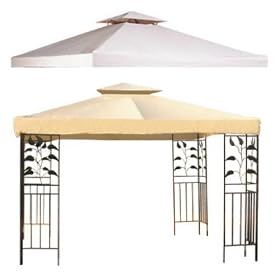 10 X 10 Replacement Gazebo Canopy Beige Top by 