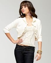 Pleated Frills Shrunken Shrug