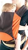 Catbird Baby Colorblock Organics Mei Tai - Orange Espresso