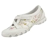 Skechers Womens ACTIVE - BIKERS - DREAMY White / silver 21407 WSL 4 UK