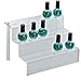 Azar 326046 9-Inch W by 6.25-Inch D Three-Tier Acrylic Step Display