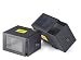 Caterpillar Men's Yellow Steel Square Date YG 141 11 121 Stainless Steel With Black Dial and Stainless Steel Bracelet Strap
