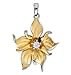 CleverSilver's Satin Gold Vermeil Silver CZ. title=