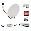 HDTV Satanlage 1 Teiln. inkl. HDTV Receiver Gold Hellgrau (BSC1111)