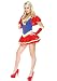 3Pc Super Hero Sexy Holiday Party Costume