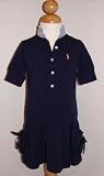 Ralph Lauren Girls Drop Waist Jersey Polo Dress