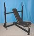 Black Light Commercial Olympic Weight Bench