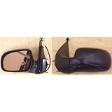 1997-1998 Pontiac Transport Left Side Front Only Black Outside Rear View Mirror POWER,W/O HEAT,LEFT HAND replaces OEM 10308804 Hollander 128-2576 Partslink GM1320222