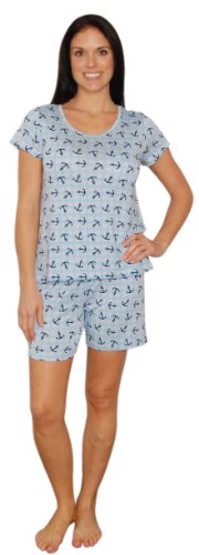 bSoft Bamboo Jersey Light Weight Tee and Shorts Pajama Sets