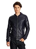 Usual Way Cazadora Piel Ansel (Negro)