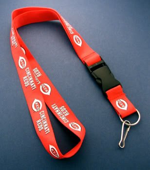 Cincinnati Reds Lanyard Keychain