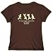 T-Shirt Womens Brown " A real thugs vacation in Great Britain " Countries Large