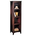 Dolce Dark Walnut 4-Shelf Bookcase