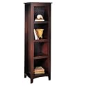 Dolce Dark Walnut 4-Shelf Bookcase