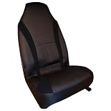 Black Sport Car Truck SUV Seat Cover Pair 
