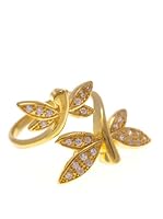 Silver One Anillo Dúo De Libélulas