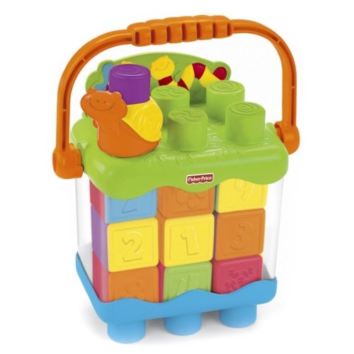 Imagen 6 de Mattel P8793 Fisher Price - Piezas para apilar con caja de almacenaje