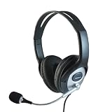 Professional Ovleng OV-L772MV Hi-Fi Stereo USB Headphone, With Microphone - Black/Silver