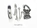 Sterling Silver Butterfly Toe Ring Set