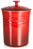 Le Creuset Stoneware Medium Canister, Cherry
