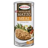 MANISCHEWITZ Whole Grain Matzo Meal 1Lb Canister, 16-Ounce Tubes (Pack of 4)