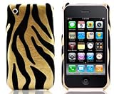 Zebra Series Hard iPhone Case 3G / 3GS Case (Gold)