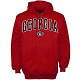 Georgia Bulldogs Red Logo One Hoody Sweatshirt