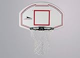 Basketball Korb mit Zielbrett, weiss, Stahl/Nylon/Kunststoff,
