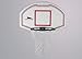 Sports : Basketball Korb mit Zielbrett, weiss, Stahl/Nylon/Kunststoff,