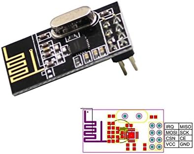 Mihappy 3pcs nRF24L01 2.4GHz Wireless Transceiver Module Compatible with Arduino