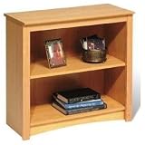 Prepac Sonoma Collection 2-Shelf Bookcase (Maple or Oak) DL-3229