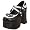 black/white pu