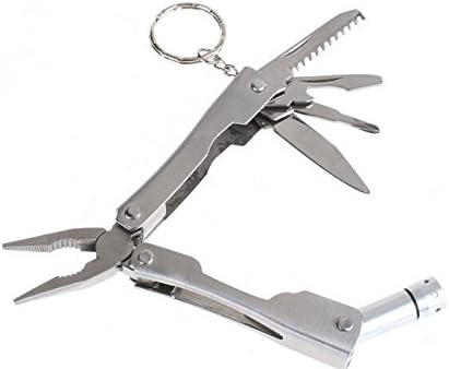 High Quality Multi Tool, Multi Pliers, Saw, Knife, Opener, Screwdriver, Key Chain, LED Flashlight.For Boy Scouts, Girl Scouts,Camping and Hiking, Maintenance and Repairs.Stainless Steel Survival Knife, Fishing Knife,Key Chain Knife,Life Saver