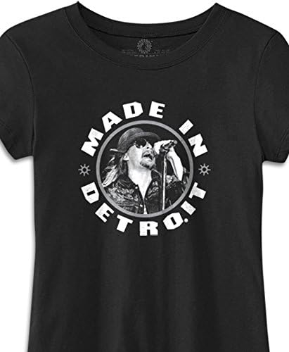 Made In Detroit Shirt Kid Rock Icon - Black Missy 2XL