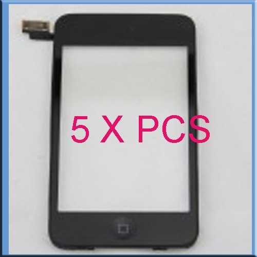5 PCS Touch Screen Digitizer & Frame Assembly Replacement for Ipod Touch 2nd Generation + Homebutton