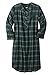 KingSize Men's Big & Tall Plaid Flannel Nightshirt