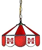 Mississippi State Bulldogs Stained Glass Bar Light