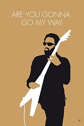 No050 MY Lenny Kravitz - 8x12 by Chungkong Art