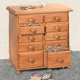 Spice Racks Heirloom Pine, 10 Drawer Spice Chest ONLY
