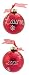 01 - January Garnet Birthstone Personalized Christmas Ornament