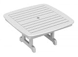 Nautical 37 Conversation Table - White (White) (18.25H x 36.75W x 36.75D)