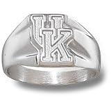 University of Kentucky UK 5/16 Lady's Ring Pendant (Silver)